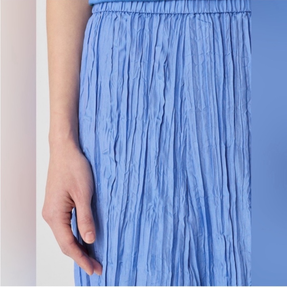 NWT Eileen Fisher Crushed Silk Maxi Skirt - Picture 5 of 7